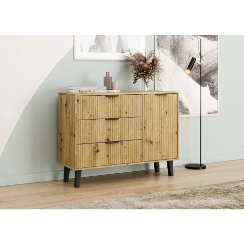 Komoda Scandi 1D3S SLIM DĄB ARTISAN-4
