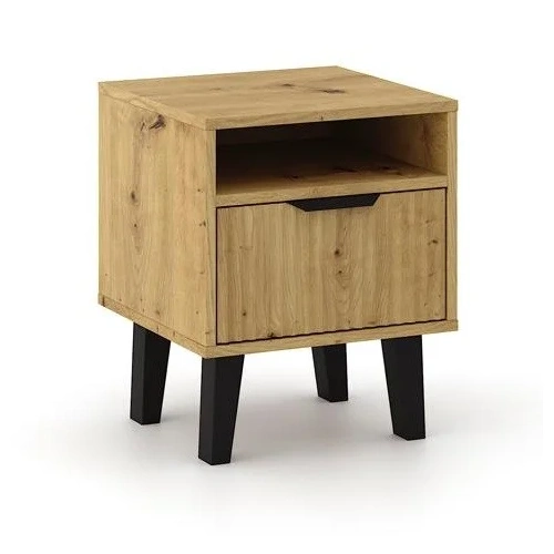 Szafka nocna Scandi 1S SLIM DĄB ARTISAN-1