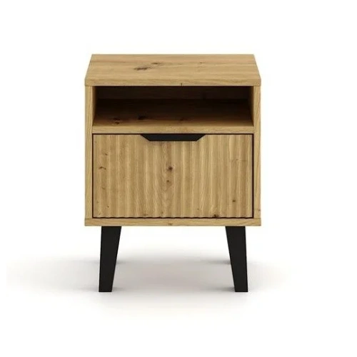 Szafka nocna Scandi 1S SLIM DĄB ARTISAN-4