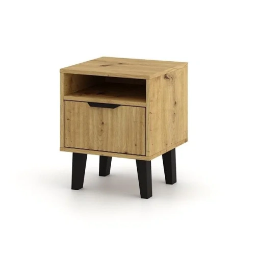 Szafka nocna Scandi 1S SLIM DĄB ARTISAN-5