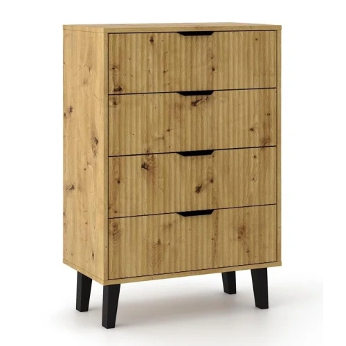 Komoda Scandi 4S SLIM DĄB ARTISAN-1