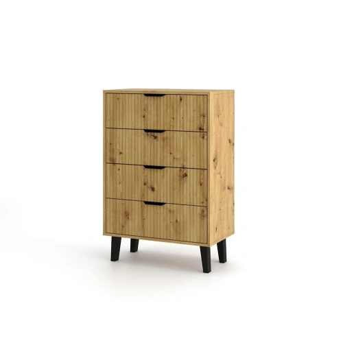Komoda Scandi 4S SLIM DĄB ARTISAN-4