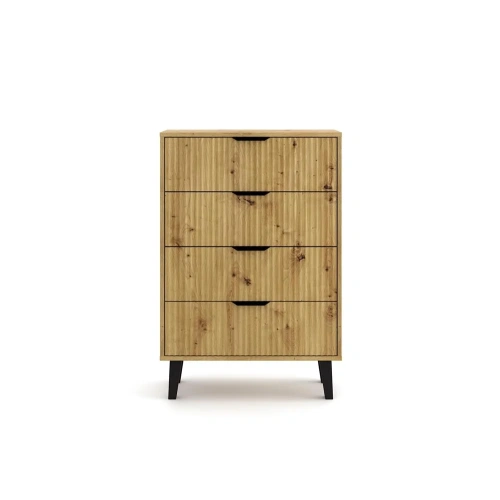 Komoda Scandi 4S SLIM DĄB ARTISAN-5