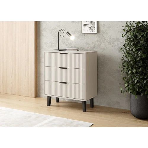 Komoda Scandi 3S SLIM KASZMIR BEŻ-2
