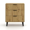 Komoda Scandi 3S SLIM DĄB ARTISAN-5