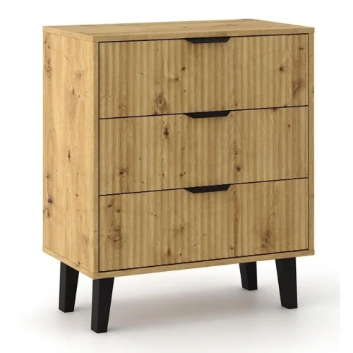 Komoda Scandi 3S SLIM DĄB ARTISAN-1