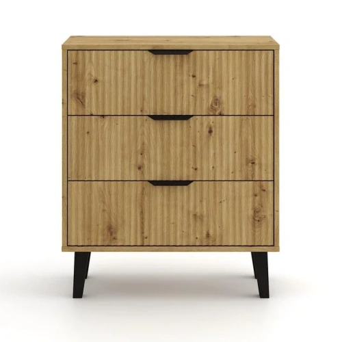 Komoda Scandi 3S SLIM DĄB ARTISAN-5