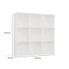 Regał Malax 3X3 H BIAŁY-4