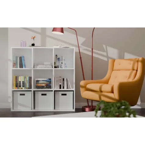 Regał Malax 3X3 H BIAŁY-6