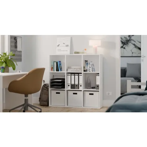 Regał Malax 3X3 H BIAŁY-8