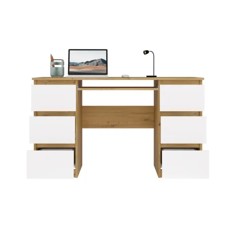 Biurko Kuba KUBA DĄB ARTISAN BIEL-10