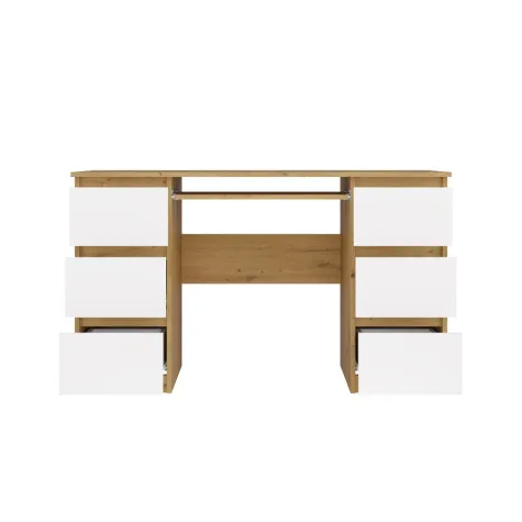 Biurko Kuba KUBA DĄB ARTISAN BIEL-11