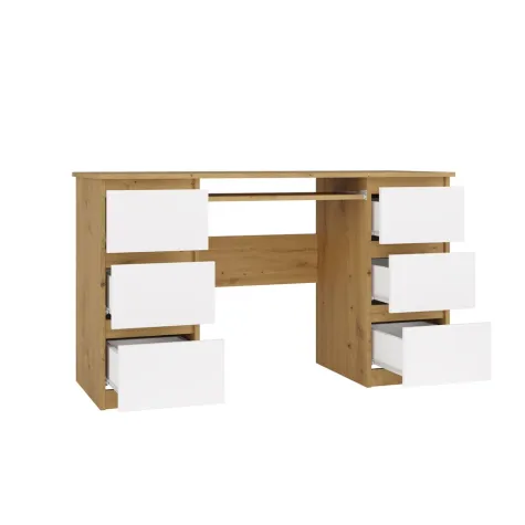 Biurko Kuba KUBA DĄB ARTISAN BIEL-14