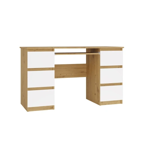 Biurko Kuba KUBA DĄB ARTISAN BIEL-12