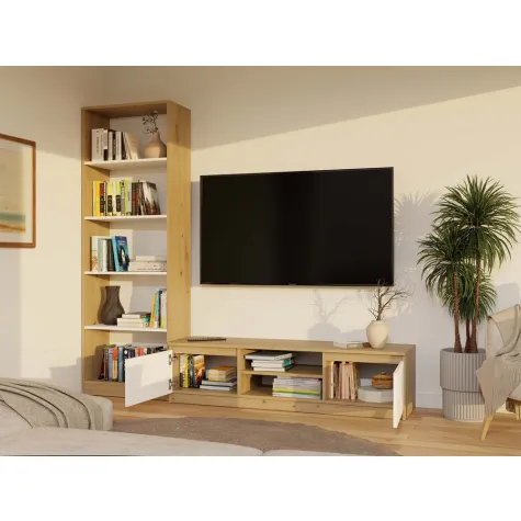 RTV Malwa 140 DĄB ARTISAN BIEL-15