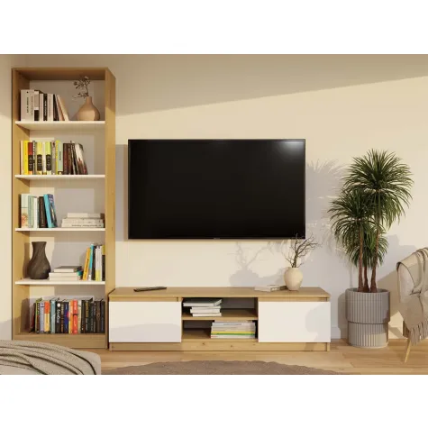 RTV Malwa 140 DĄB ARTISAN BIEL-16