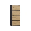 Komoda ALMA ANTRACYT DĄB ARTISAN-7