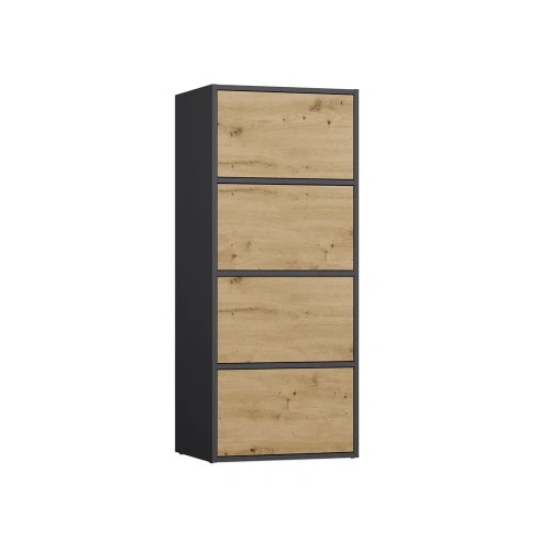 Komoda ALMA ANTRACYT DĄB ARTISAN-7