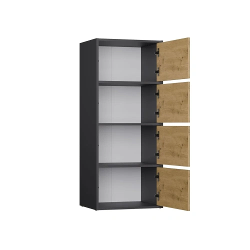 Komoda ALMA ANTRACYT DĄB ARTISAN-8