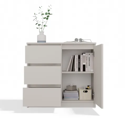 Komoda Malwa 1D3S KASZMIR BEŻ-10