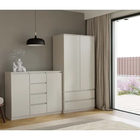 Komoda Malwa 2D4S 120 KASZMIR BEŻ-5