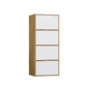 Komoda ALMA Front BIEL Korpus DĄB ARTISAN-9