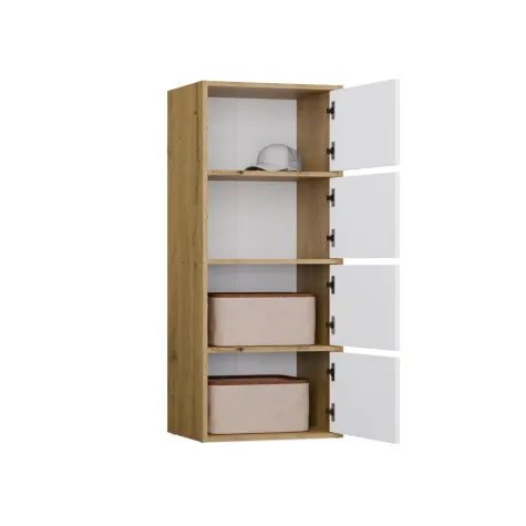 Komoda ALMA Front BIEL Korpus DĄB ARTISAN-10