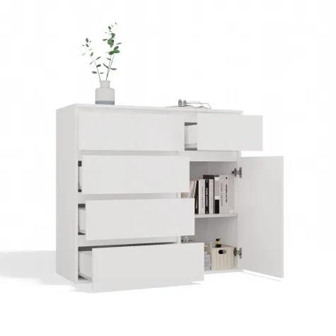 Komoda Malwa 1D5S BIAŁY-15