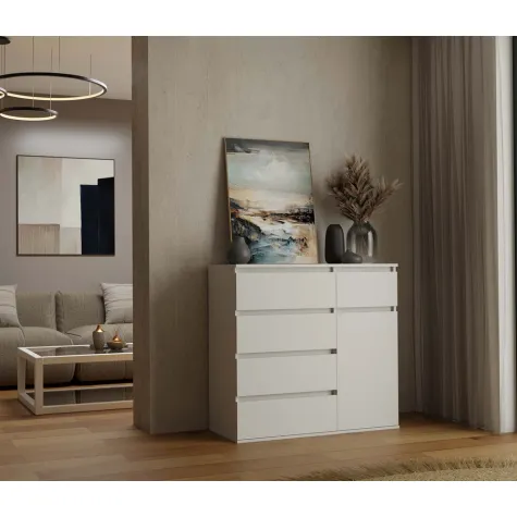 Komoda Malwa 1D5S BIAŁY-4