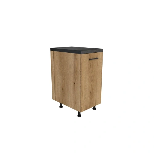 MEBLE KUCHENNE ZESTAW VARIO 240X180CM Z4 CZARNY/EVOKE BLAT DISTRICT BEZ AGD-2