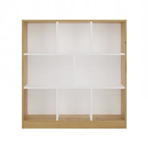 Regał Fiesta 8P DĄB ARTISAN / BIEL-10