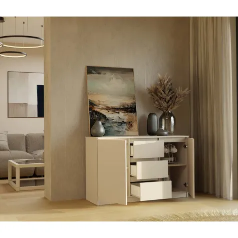 Komoda Malwa 2D3S KASZMIR BEŻ-4