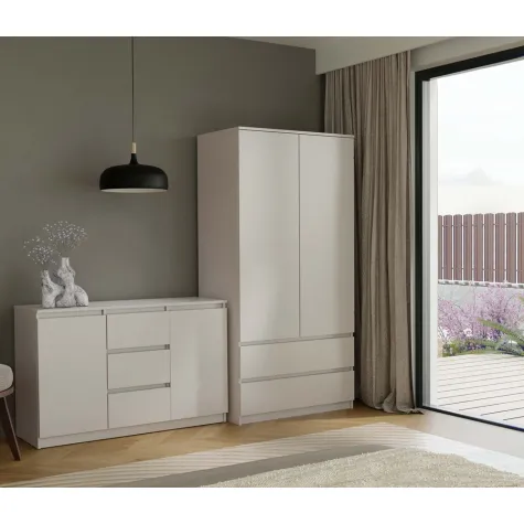 Komoda Malwa 2D3S KASZMIR BEŻ-7