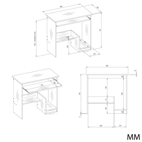 Biurko ROSA BIAŁY-6