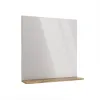 LUSTRO ŁAZIENKOWE Z PÓŁKĄ TIGO 60x61,5 CM DĄB EVOKE DO ŁAZIENKI PRZEDPOKOJU-12