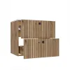 SZAFKA POD UMYWALKĘ TIGO 60 2S DĄB EVOKE RYFLOWANY FRONT + UMYWALKA-12