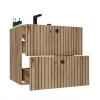 SZAFKA POD UMYWALKĘ TIGO 60 2S DĄB EVOKE RYFLOWANY FRONT + UMYWALKA-13