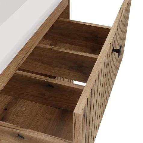 SZAFKA POD UMYWALKĘ TIGO 60 2S DĄB EVOKE RYFLOWANY FRONT + UMYWALKA-10