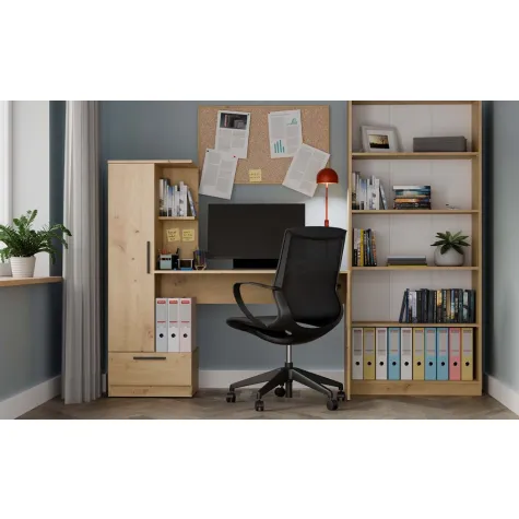 Zestaw Biurko + Regał COSMO DĄB ARTISAN-2