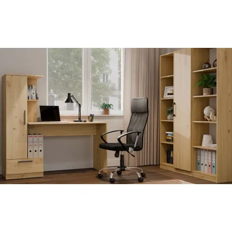 Zestaw Biurko + Regał COSMO DĄB ARTISAN-3