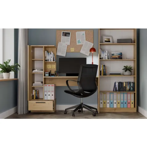 Zestaw Biurko + Regał COSMO DĄB ARTISAN-6
