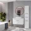 SZAFKA POD UMYWALKĘ NEL 80 ŁAZIENKOWA BIAŁA WISZĄCA 2 SZUFLADY-2