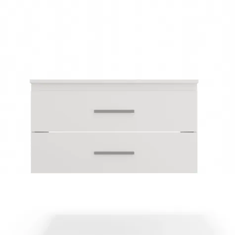 SZAFKA POD UMYWALKĘ NEL 80 ŁAZIENKOWA BIAŁA WISZĄCA 2 SZUFLADY-10