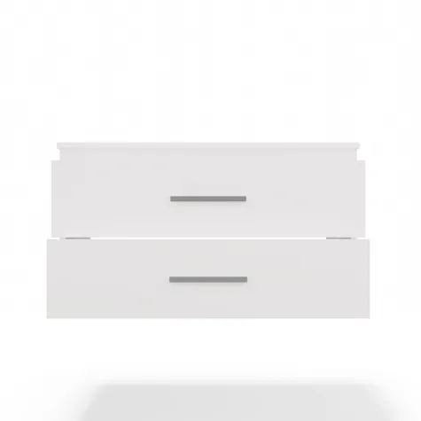 SZAFKA POD UMYWALKĘ NEL 80 ŁAZIENKOWA BIAŁA WISZĄCA 2 SZUFLADY-11
