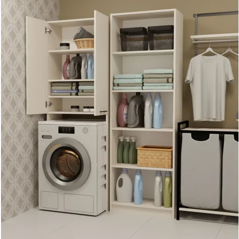 Szafka na pralkę Pola DD KASZMIR Beż-4