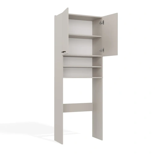 Szafka Łazienkowa na Pralkę POLA DK KASZMIR BEŻ Regał Słupek 180X64X30-6