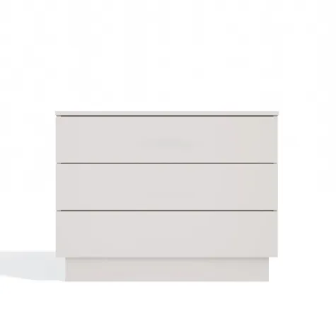 Komoda AMBER 3S Szafka 3 Szuflady Do Sypialni Salonu KASZMIR Beż-7