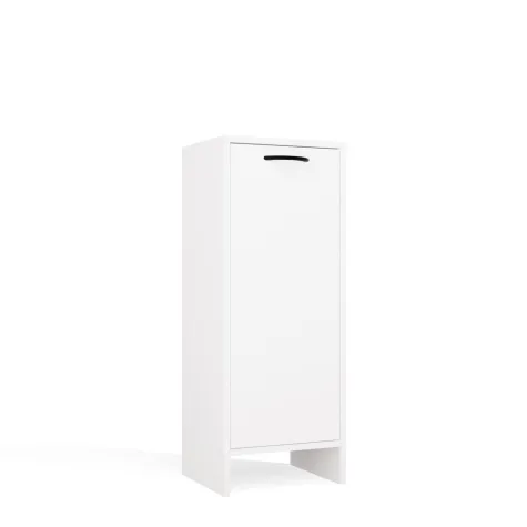 Szafka Łazienkowa NINA 1D BIAŁA 1 Drzwi Regał Słupek 3 Półki Do Łazienki-11