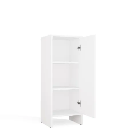 Szafka Łazienkowa NINA 1D BIAŁA 1 Drzwi Regał Słupek 3 Półki Do Łazienki-12