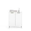 Szafka Łazienkowa NINA 2DUM BIAŁY 2 Drzwi Półki Regał Pod Umywalkę-16